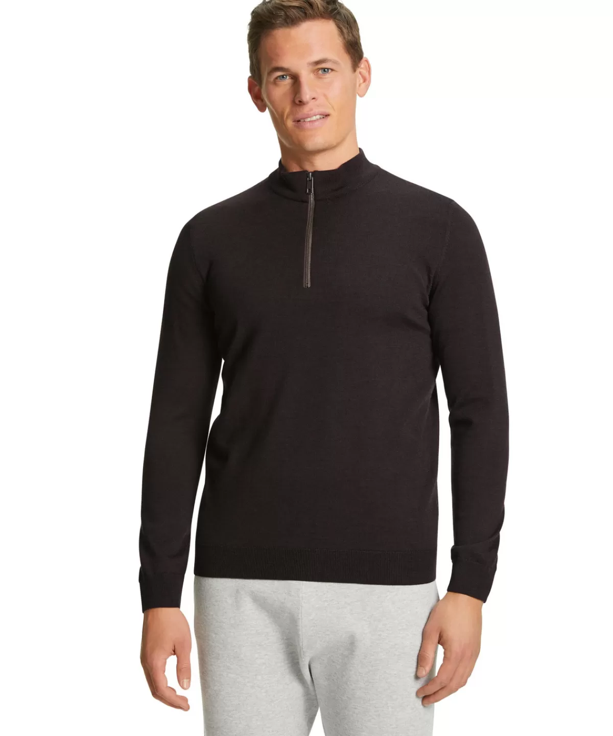 Herren Pullover Stehkragen^FALKE Best