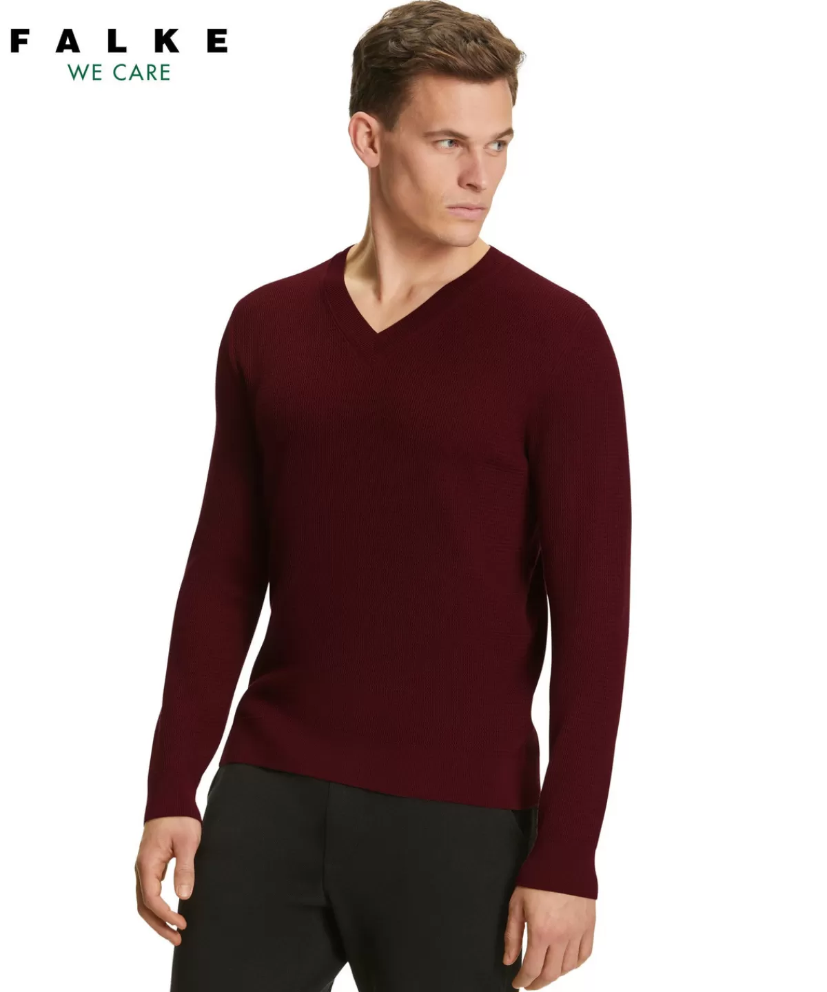 Herren Pullover V-Ausschnitt^FALKE Best Sale