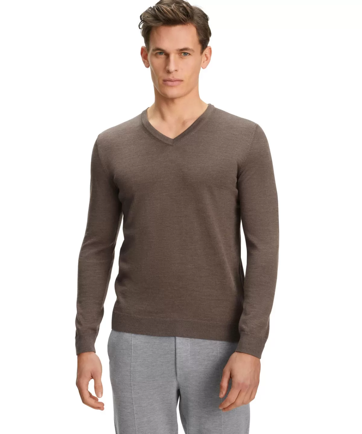 Herren Pullover V-Ausschnitt^FALKE Best Sale