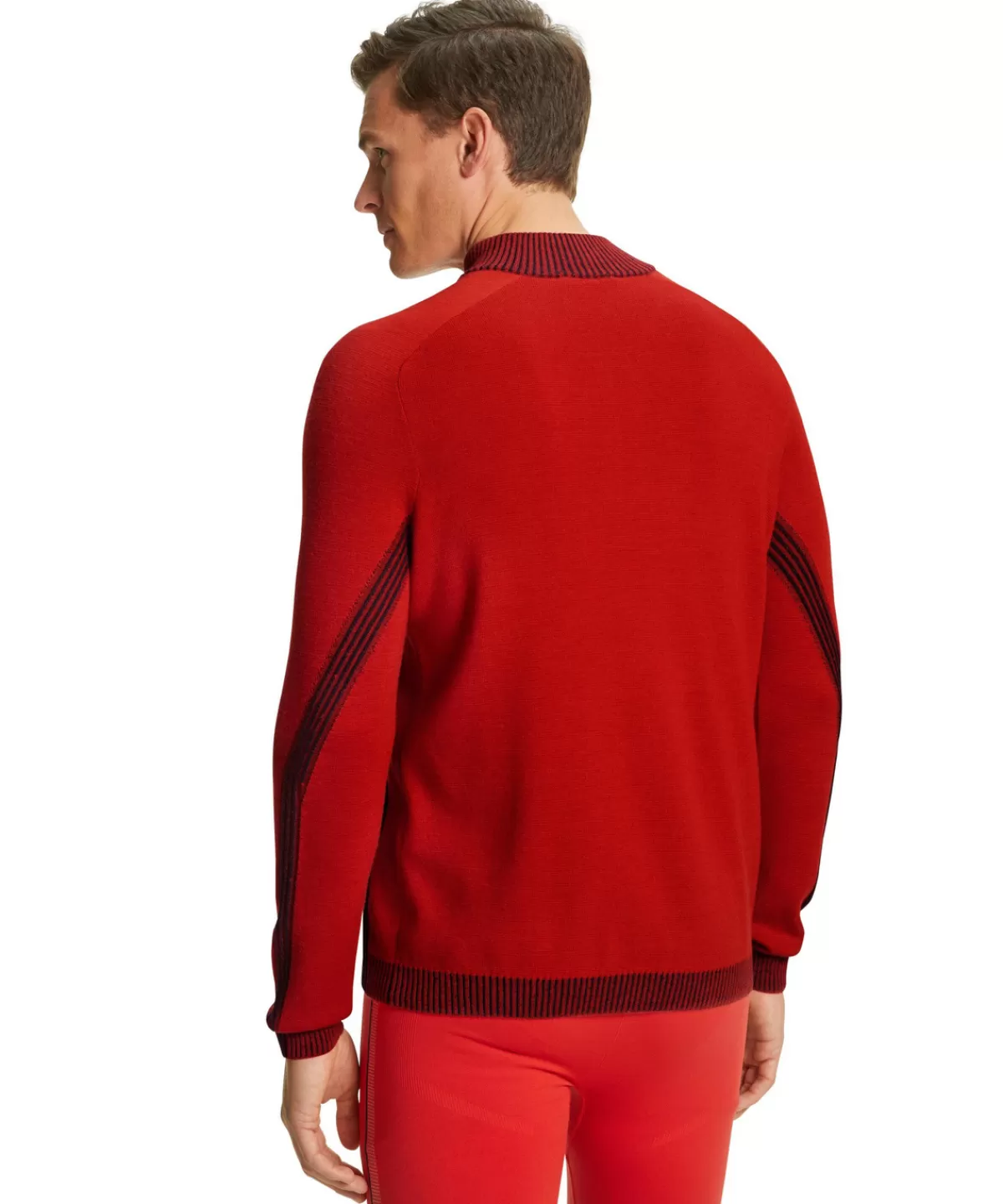Herren Skiing Pullover Troyer^FALKE Fashion