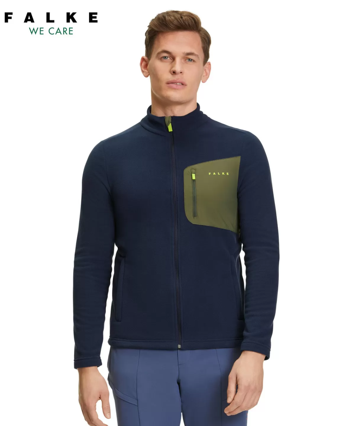 Herren Trekking Jacke Stehkragen^FALKE New