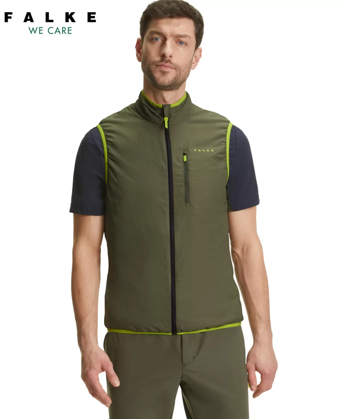 Herren Trekking Weste Stehkragen^FALKE New