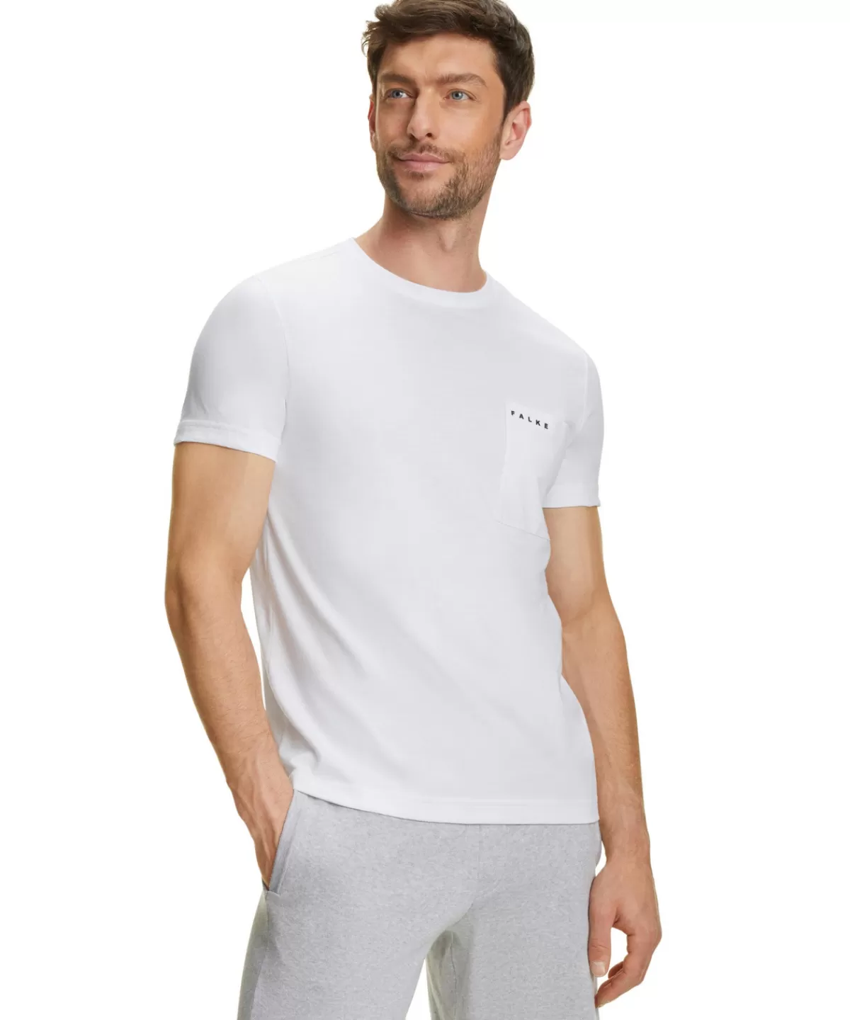 Herren T-Shirt Rundhals^FALKE Sale