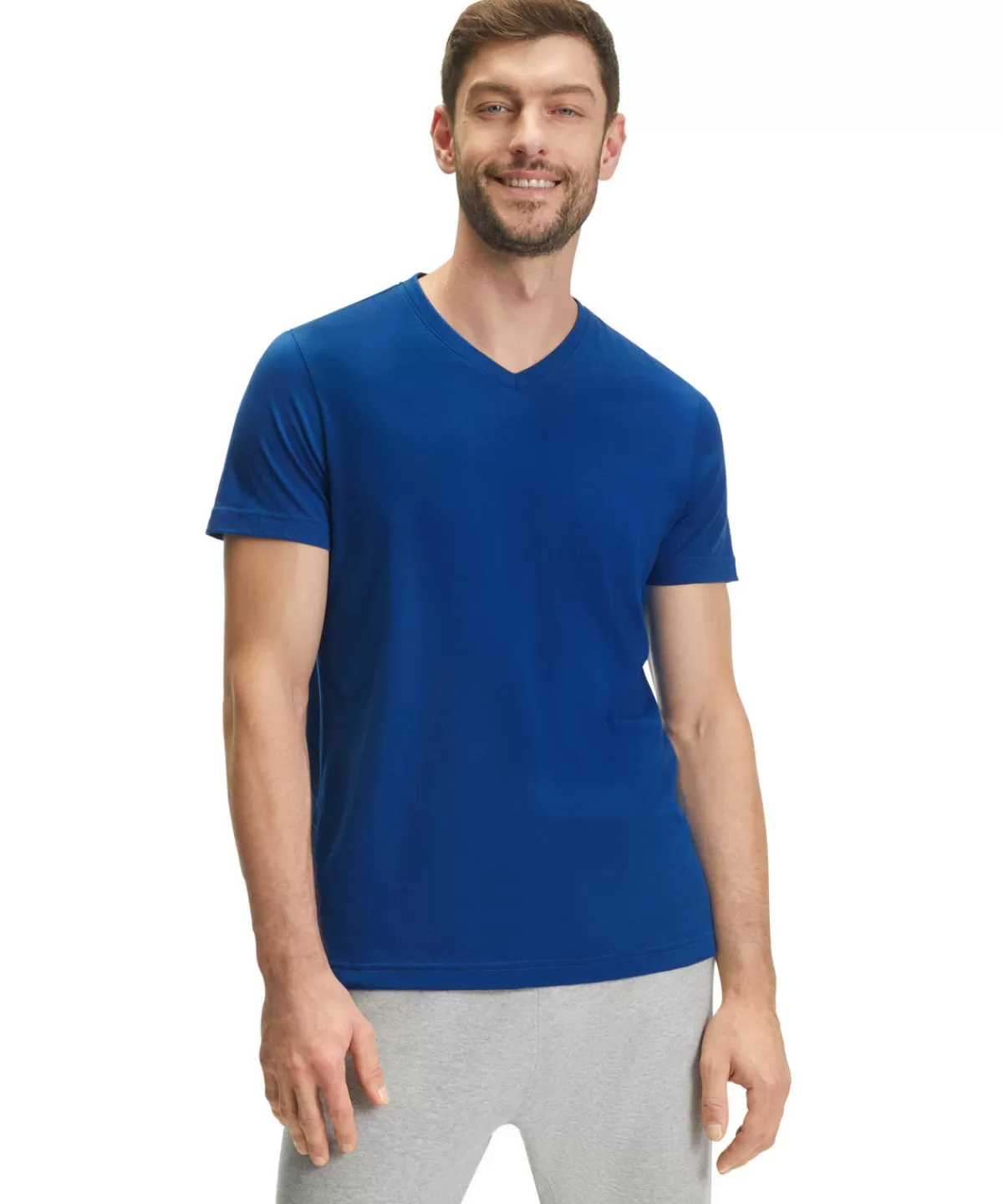 Herren T-Shirt V-Ausschnitt^FALKE Store