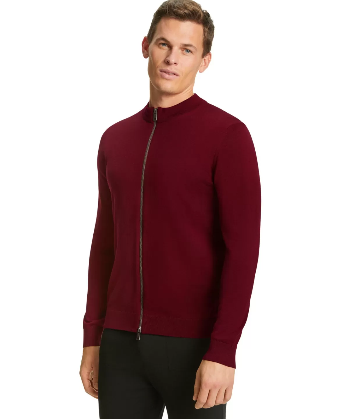 Herren Zip-Jacke Stehkragen^FALKE New