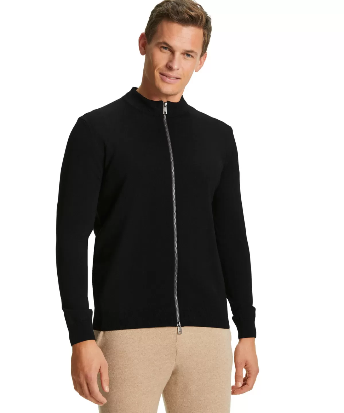 Herren Zip-Jacke Stehkragen^FALKE Discount