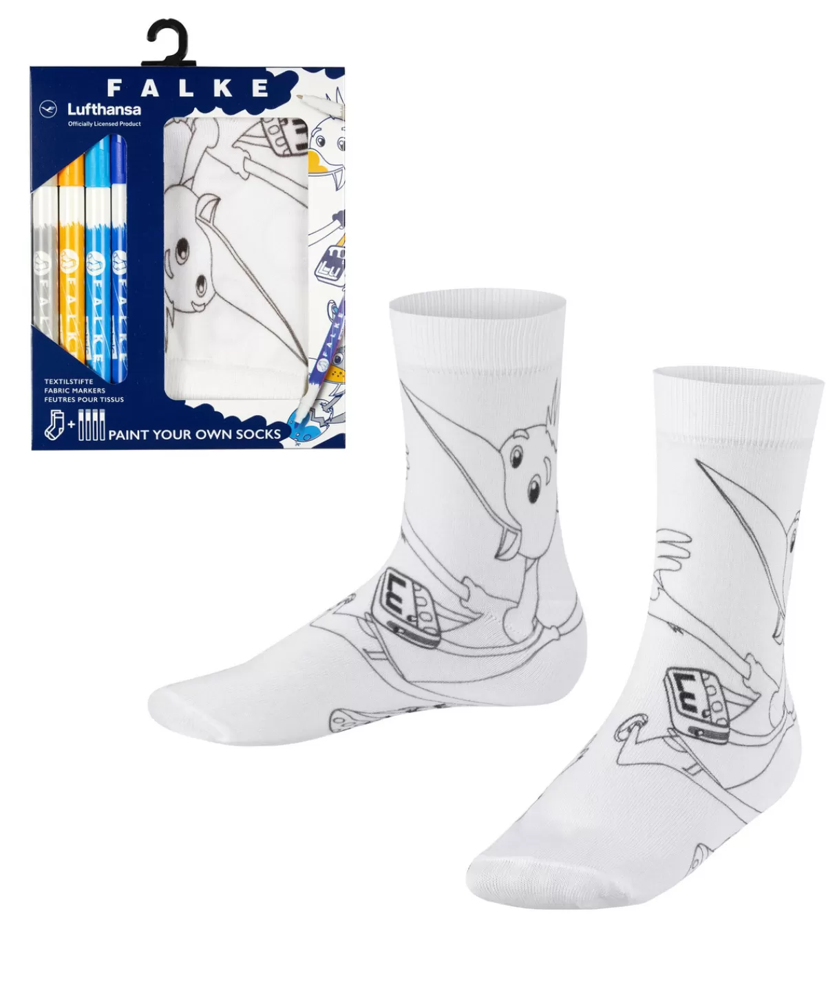 Paint Set Lufthansa Kinder Socken^FALKE Hot