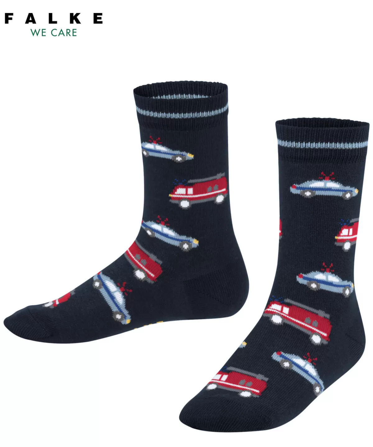 Police And Fire Cars Kinder Socken^FALKE Fashion
