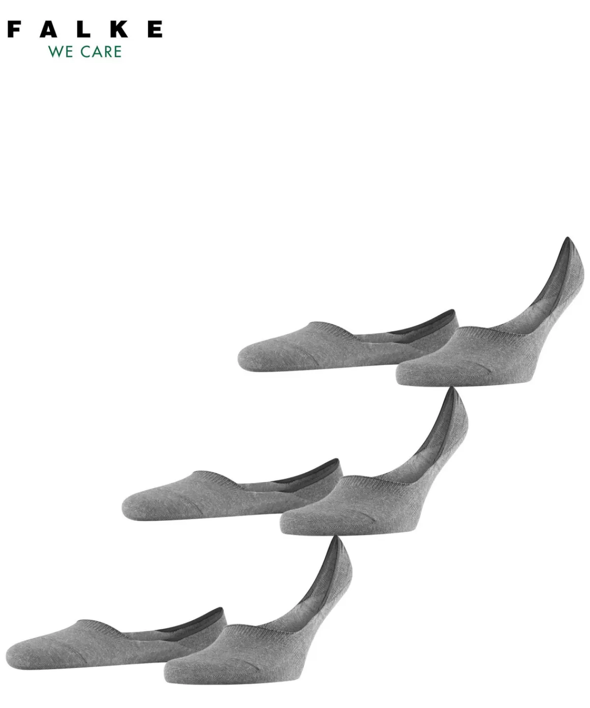 Step Medium Cut 3-Pack Herren Füßlinge^FALKE Discount