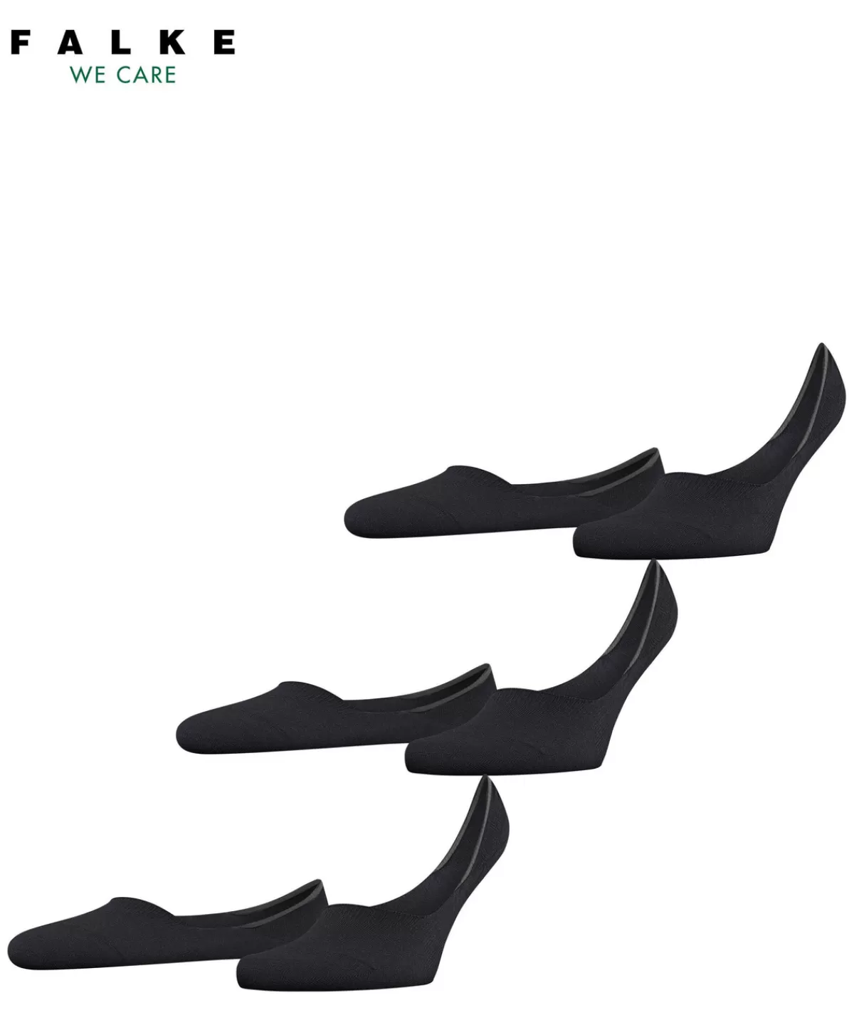 Step Medium Cut 3-Pack Herren Füßlinge^FALKE Best