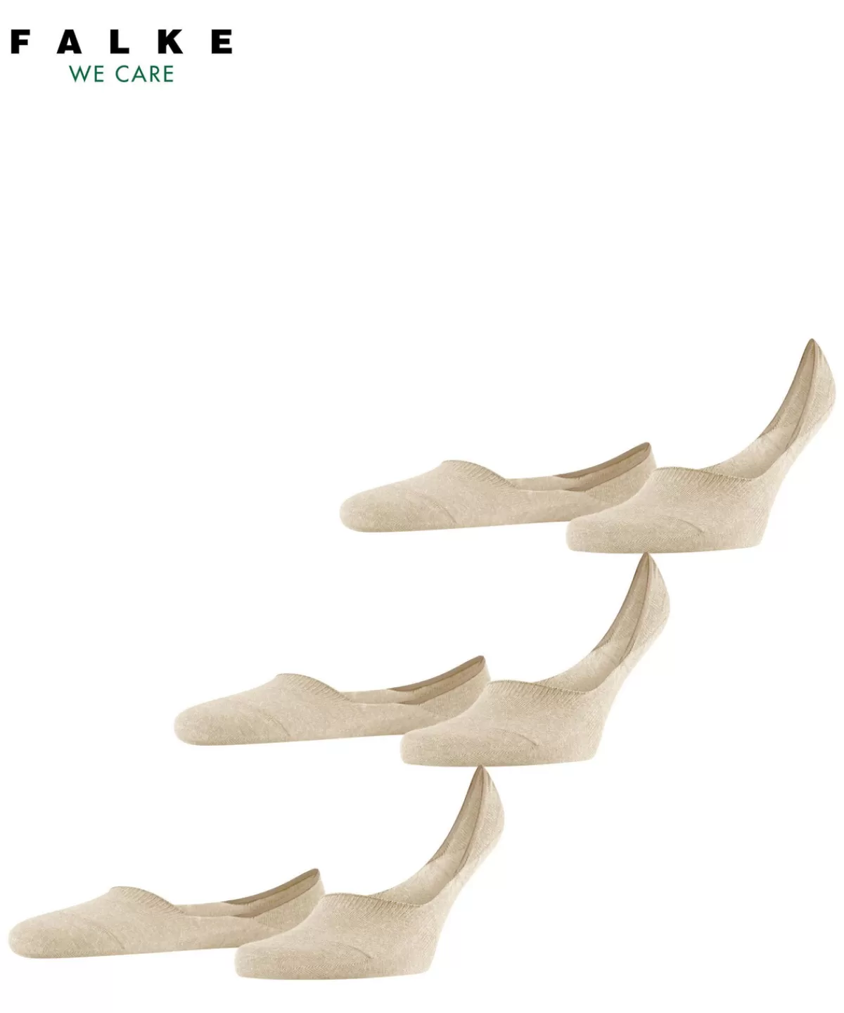 Step Medium Cut 3-Pack Herren Füßlinge^FALKE Clearance